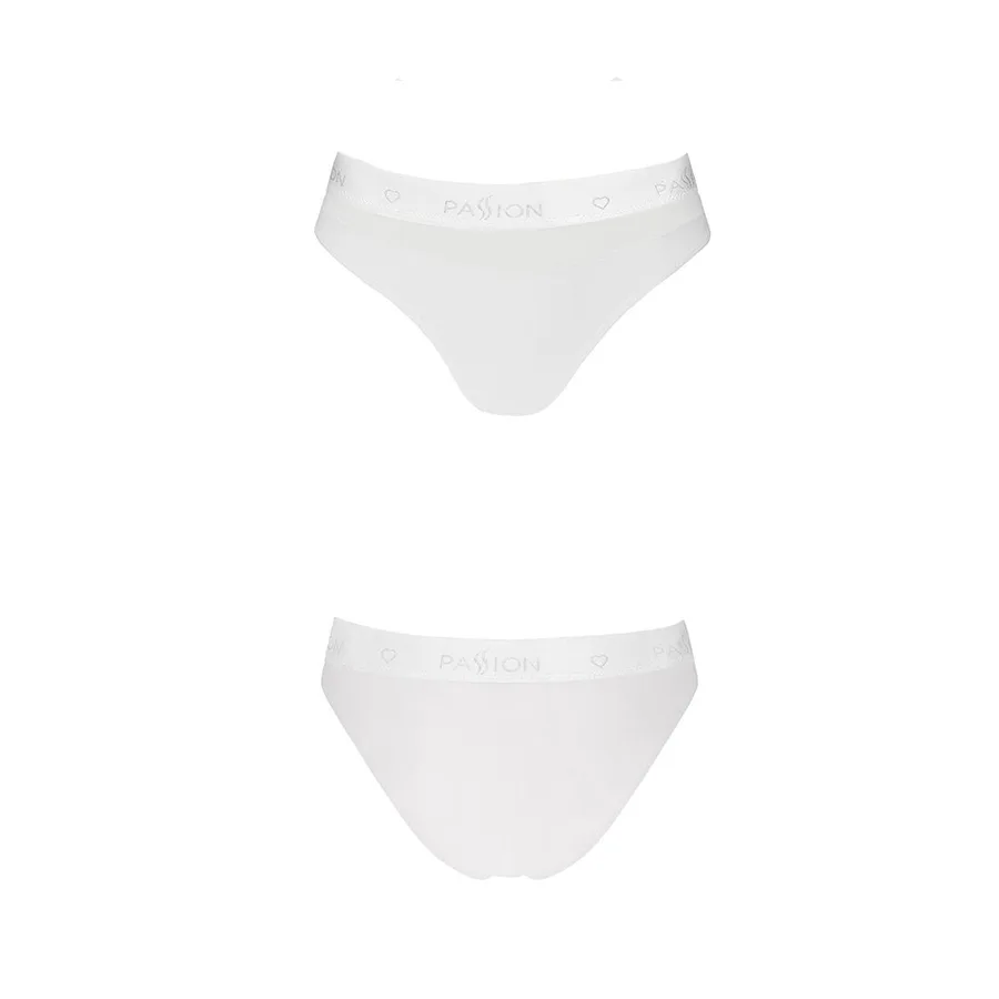 Трусики с прозрачной вставкой Passion PS006 PANTIES XL, white