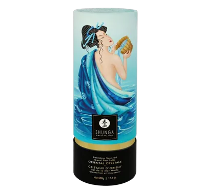 Пінлива сіль для ванни Shunga Dead Sea salt Oriental Crystals — Ocean Temptations (500 г)