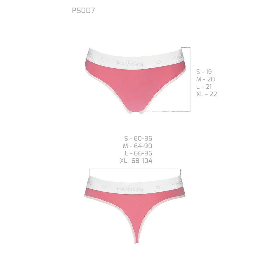 Спортивные трусики-стринги Passion PS007 PANTIES S, pink