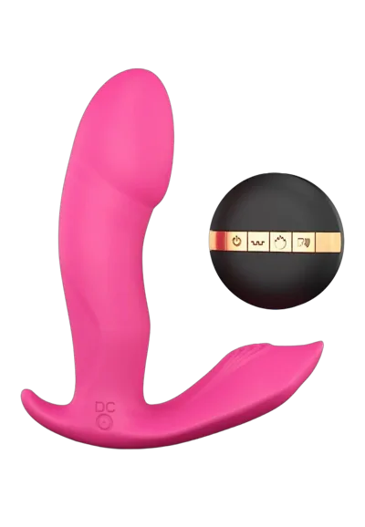 Вібратор Dorcel Secret Clit з підігрівом і пультом ДК, можна під одяг, голосове керування