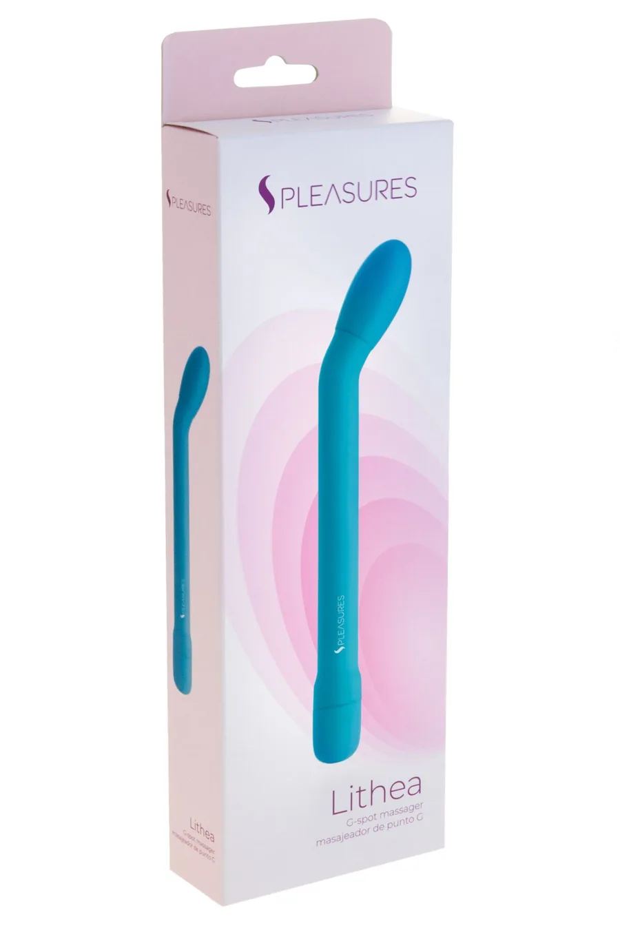 Тонкий вибратор для точки G S Pleasures Lithea Turqouise, 7 режимов