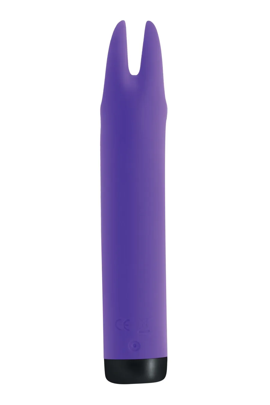 Вибратор S Pleasures Bullets Amethyst, фиолетовый, с двумя отростками, 10 режимов, диаметр 2,8 см