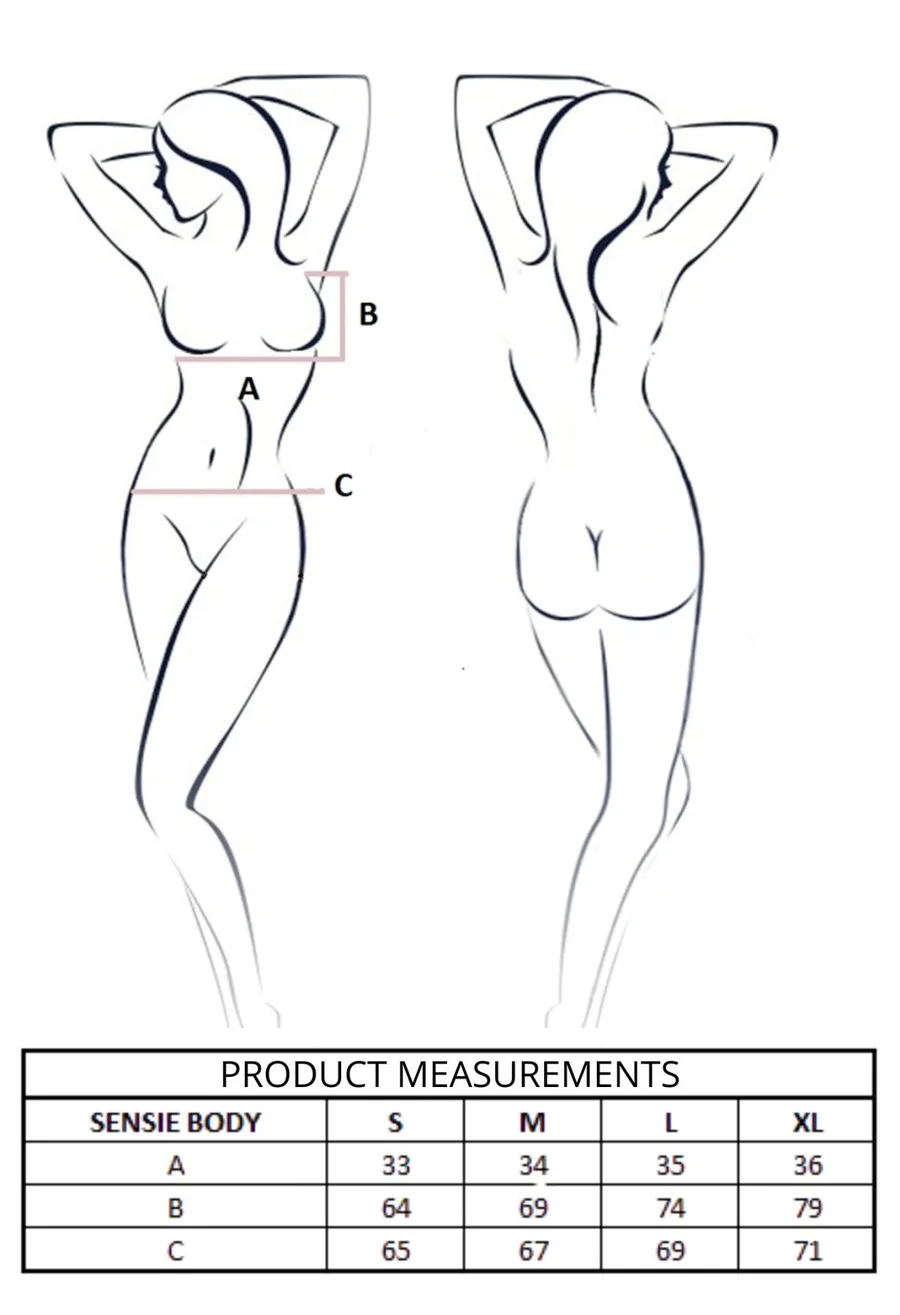 Боді Passion SENSIE BODY burgundy S