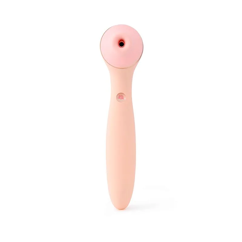 Вакуумный стимулятор с вибратором KISSTOY Polly Max Pink