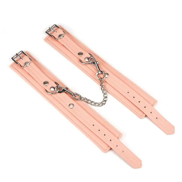 Поножі Liebe Seele Dark Candy Pink Ankle Cuffs, знімний ланцюжок