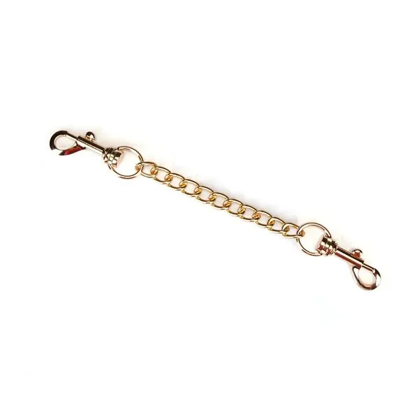 Наручники Liebe Seele Boudoir Amor Wrist Cuffs Black, з’єднувальний ланцюжок на карабінах