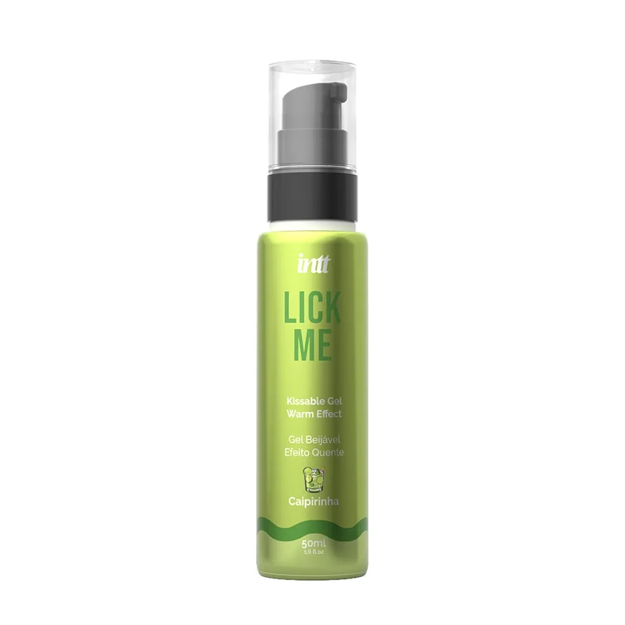 Гель для оральних ласк із зігрівальним ефектом INTT Lick Me Kissable Gel Caipirinha 50 мл, без цукру