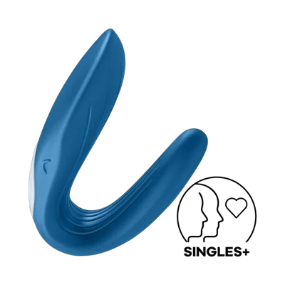 Вібратор для пар Satisfyer Double Whale з двома моторчиками