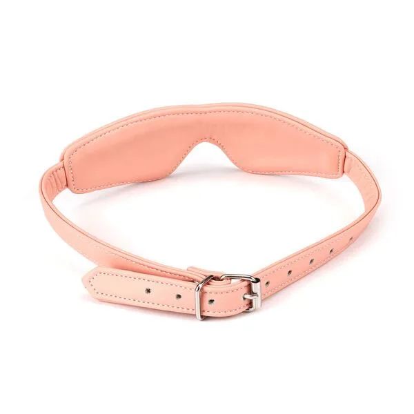 Маска на очі Liebe Seele Dark Candy Pink Blindfold, щільне прилягання, регульована