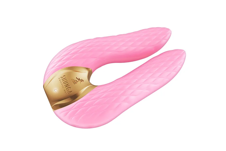 Вибратор для клитора Shunga Aiko Light Pink, гибкие кончики