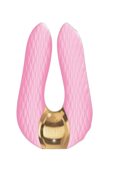 Вибратор для клитора Shunga Aiko Light Pink, гибкие кончики