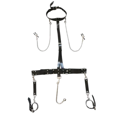 Бондажный набор с металлическим анальным крюком Art of Sex Bridget Bondage set with anal hook № 1