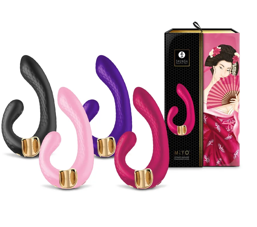 Вибратор-кролик Shunga Miyo Raspberry