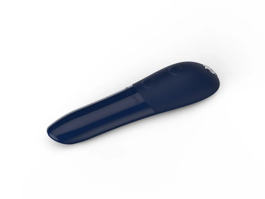 Потужна віброкуля Tango X Midnight Blue by We-Vibe, 7 режимів вібрації, 8 рівнів інтенсивності