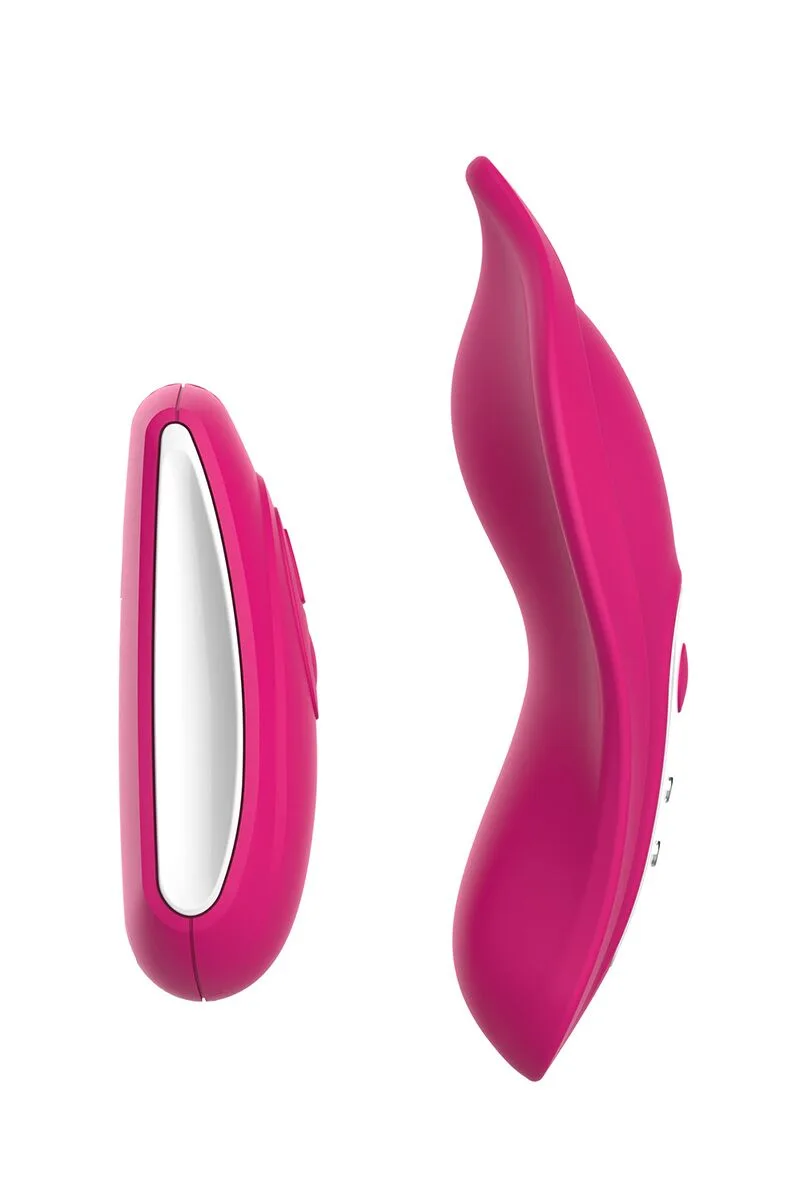 Вибратор в трусики Liebe Panty Vibe Recargable Cerise, нагрев до 39 °C, пульт, трусики S-M в комплекте