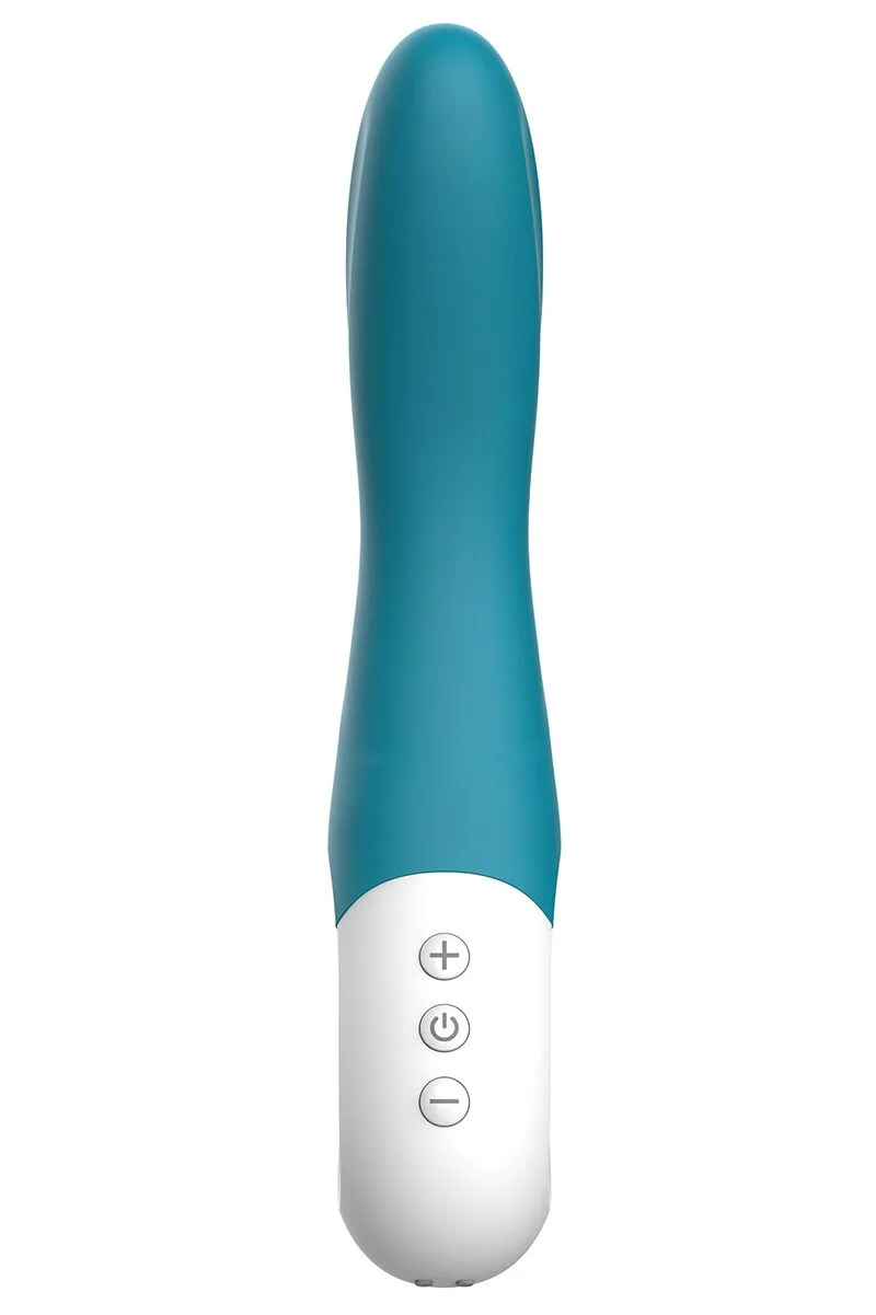 Вібратор точки G Liebe Bend It Rechargeable Ocean Blue, 10 режимів, дуже потужний, гнучкий стовбур