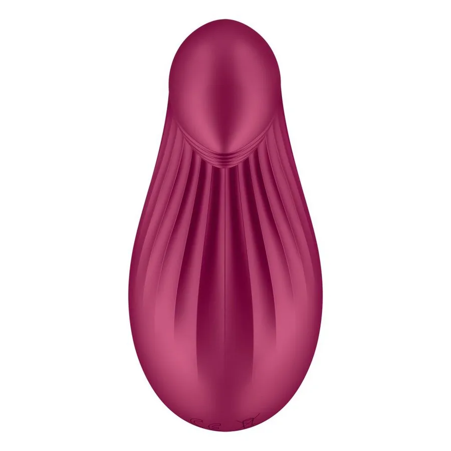 Вібратор Satisfyer Dipping Delight Berry, 2 мотори, гнучкий кінчик
