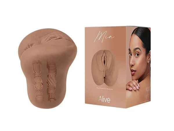 Мастурбатор Alive Mia Super Realistic Masturbator XL Caramel