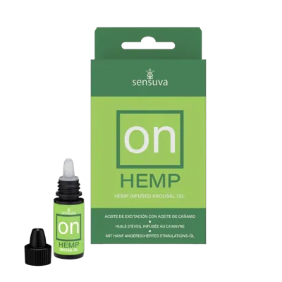 Збуджувальні краплі для клітора Sensuva – ON for Her Hemp Infused Arousal Oil (5 мл) з олією конопель