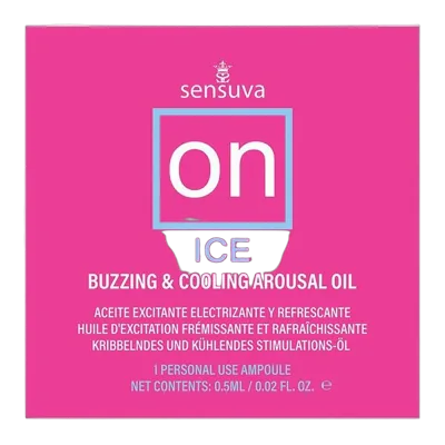 Пробник збуджувальної олії Sensuva – ON Arousal Oil for Her Ice (0,3 мл)
