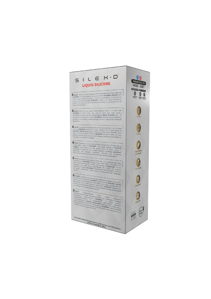 Фалоімітатор SilexD Flesh (MODEL 2 size 9in) Liquid Silicone, підходить для торса Apollo S і L