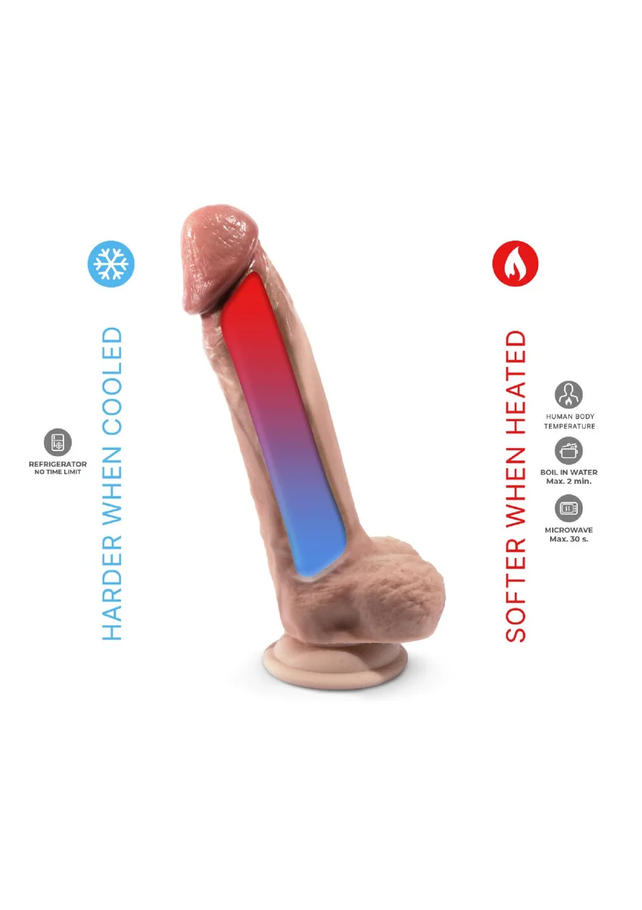 Фаллоимитатор SilexD Tomas Premium Real Skin Flesh (9in MODEL 1), ультрареалистик, диаметр 5 см