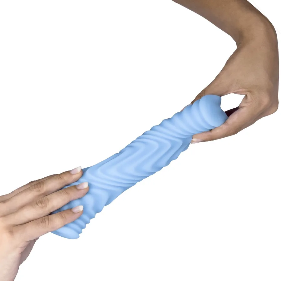 Мастурбатор Wooomy Saucy Abstract Masturbator, сквозной, двусторонний