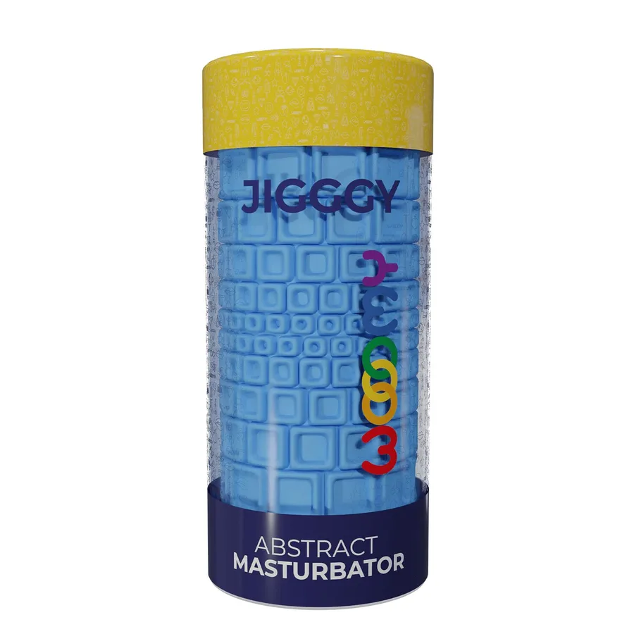 Мастурбатор Wooomy Jigggy Abstract Masturbator, сквозной, двусторонний