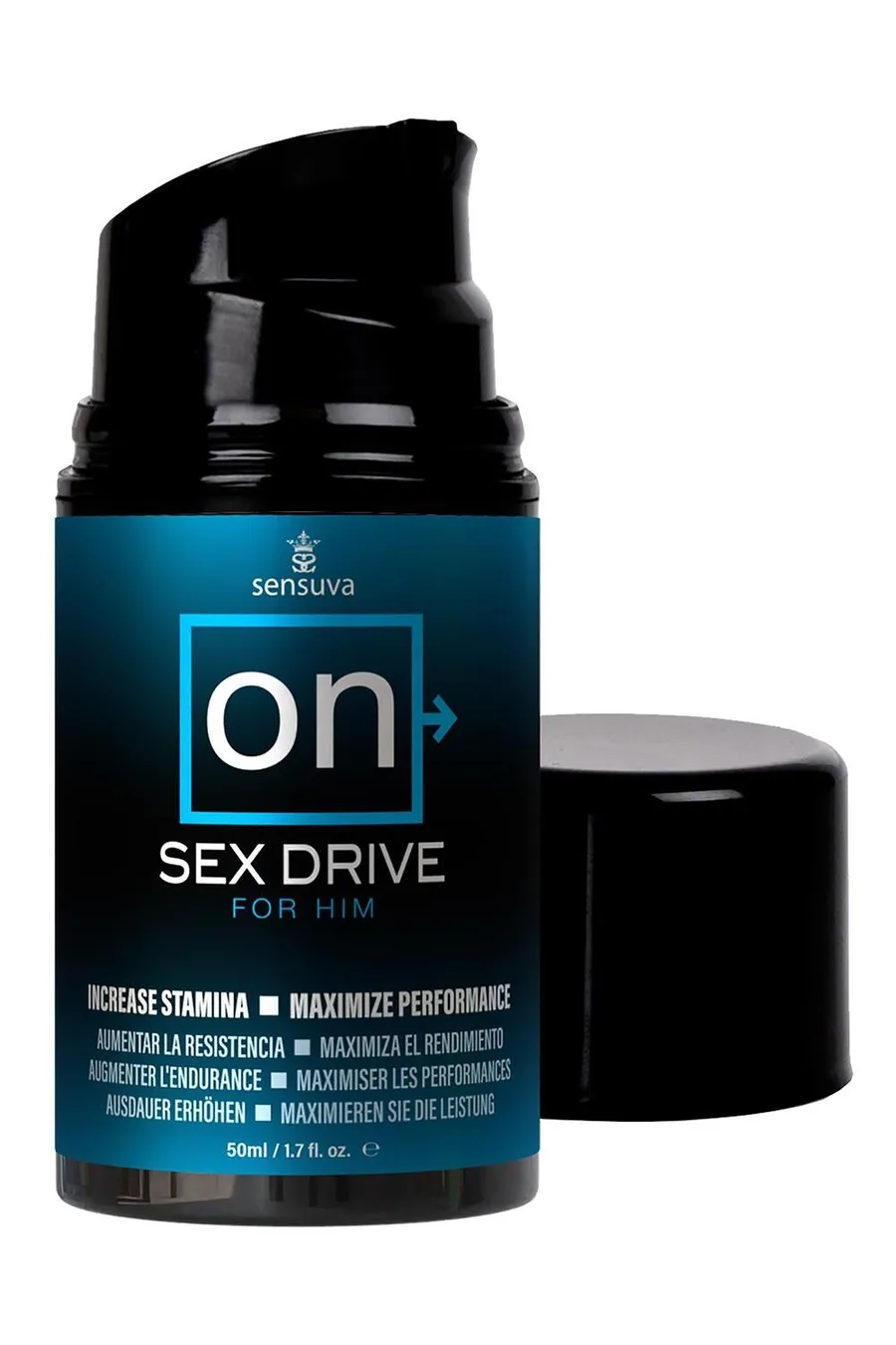 Крем для підвищення лібідо у чоловіків Sensuva ON Sex Drive for Him 50мл, з натуральними екстрактами