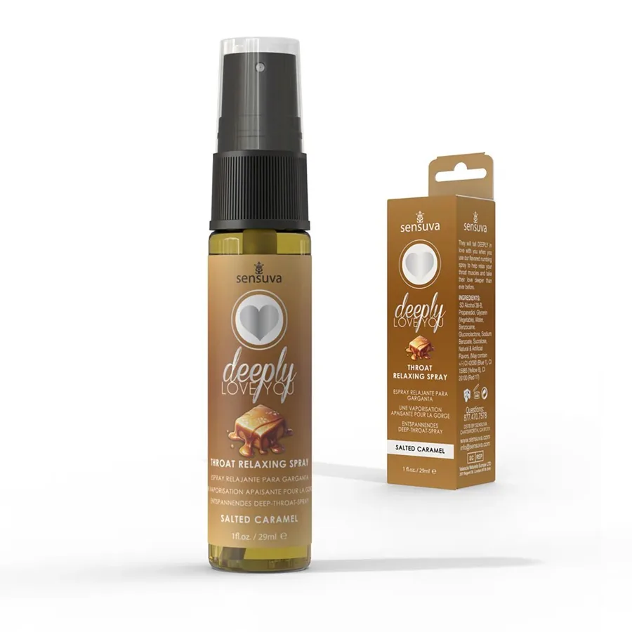 Спрей для мінету Sensuva Deeply Love You Salted Caramel (29 мл), для глибокого мінету