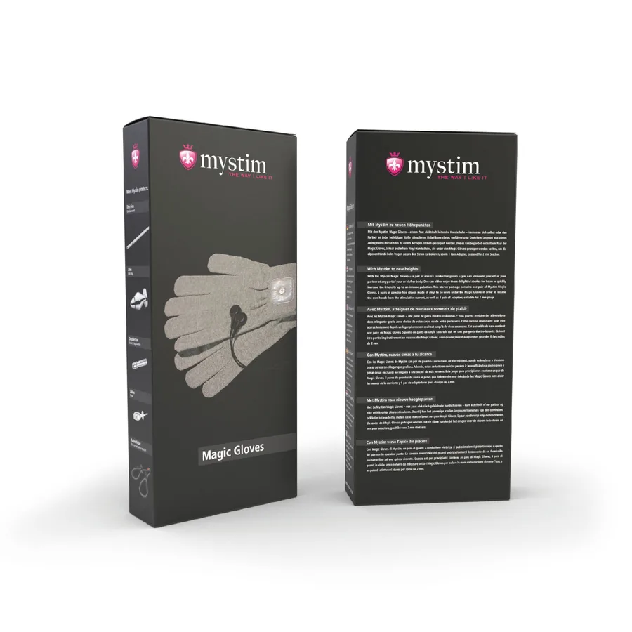 Рукавички для електростимуляції Mystim Magic Gloves, дуже ніжний вплив