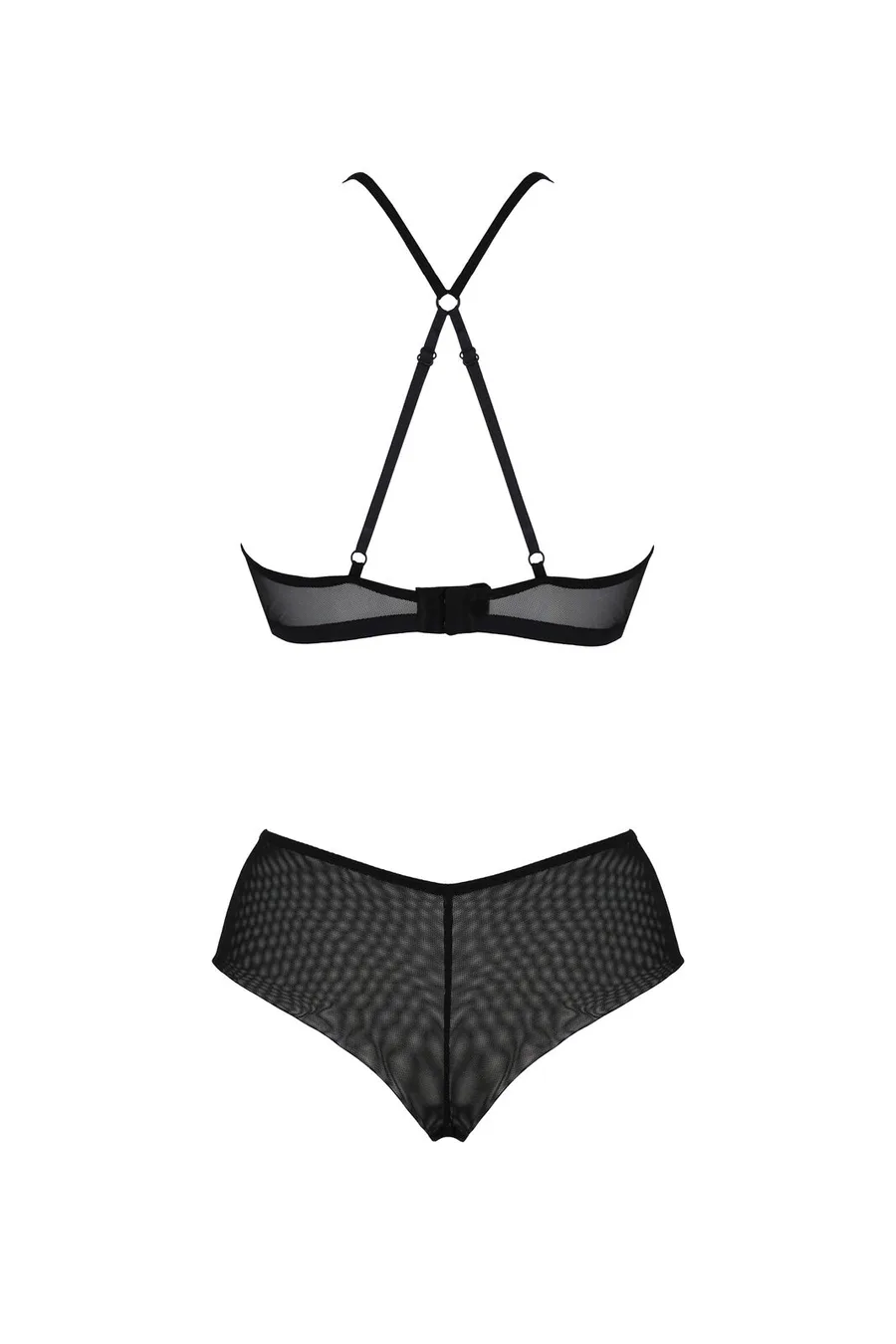 Комплект Passion KERRIA BIKINI black, L/XL, бралетт и трусики-бикини