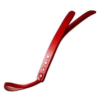 Падл двошаровий Feral Feelings Leather Mini Paddle Red, натуральна шкіра