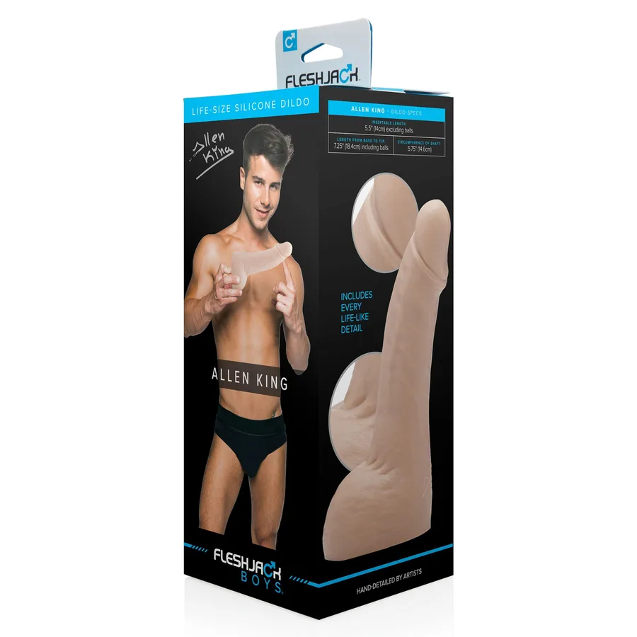 Фаллоимитатор Fleshjack Boys: Allen King Dildo, по слепку пениса порноактера