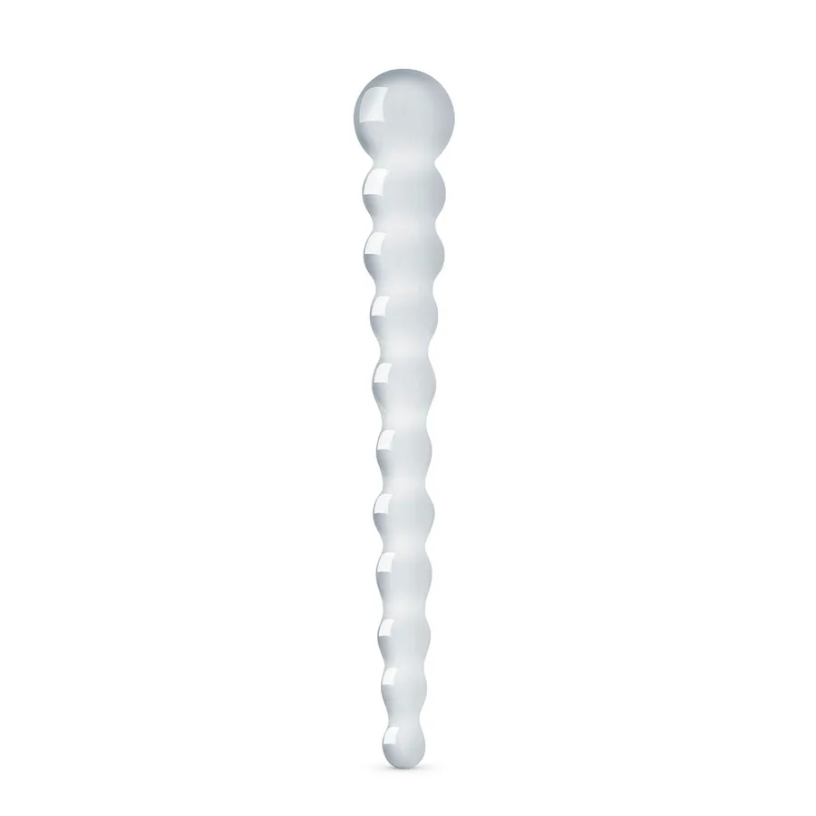 Стеклянный дилдо в виде бусин Gildo Glass Dildo No. 20