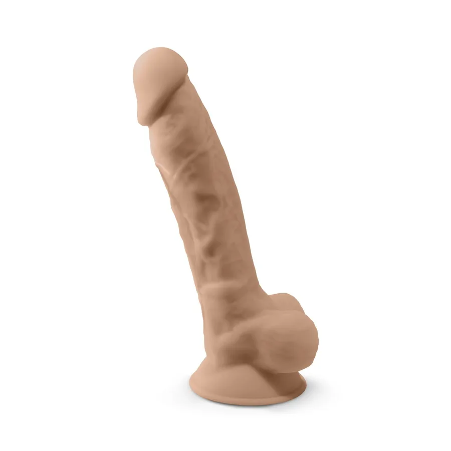 Фаллоимитатор SilexD Vetus Flesh (MODEL 1 size 8in), двухслойный, силикон+Silexpan, диаметр 4,2см