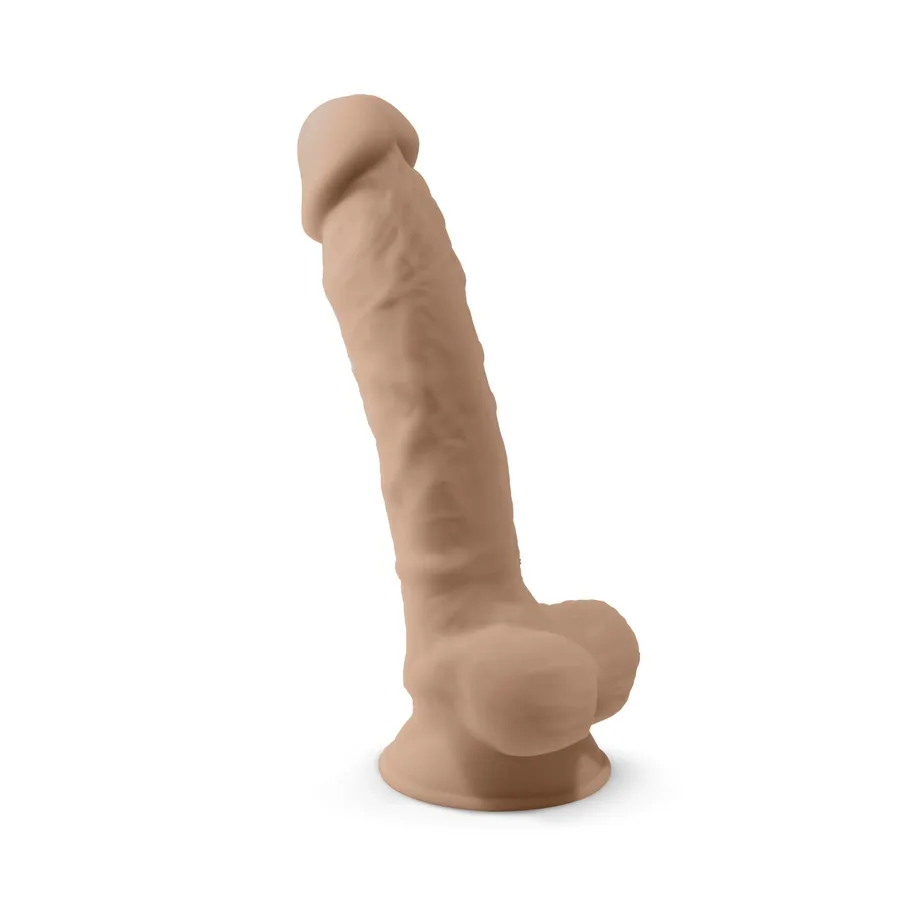 Фаллоимитатор SilexD Vetus Flesh (MODEL 1 size 8in), двухслойный, силикон+Silexpan, диаметр 4,2см