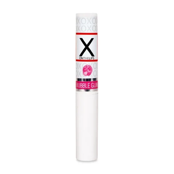 Стимулювальний бальзам для губ унісекс Sensuva – X on the Lips Bubble Gum з феромонами, жуйка