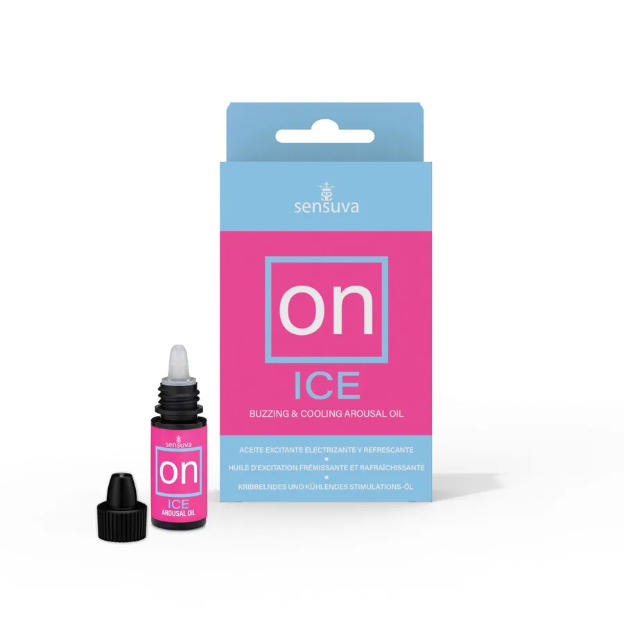 Возбуждающие капли для клитора Sensuva – ON Arousal Oil for Her Ice (5 мл) охлаждающие, до 30 минут