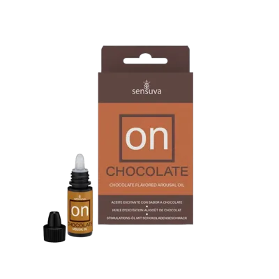 Збуджувальні краплі для клітора Sensuva ON Arousal Oil for Her Chocolate (5 мл) зі смаком шоколаду