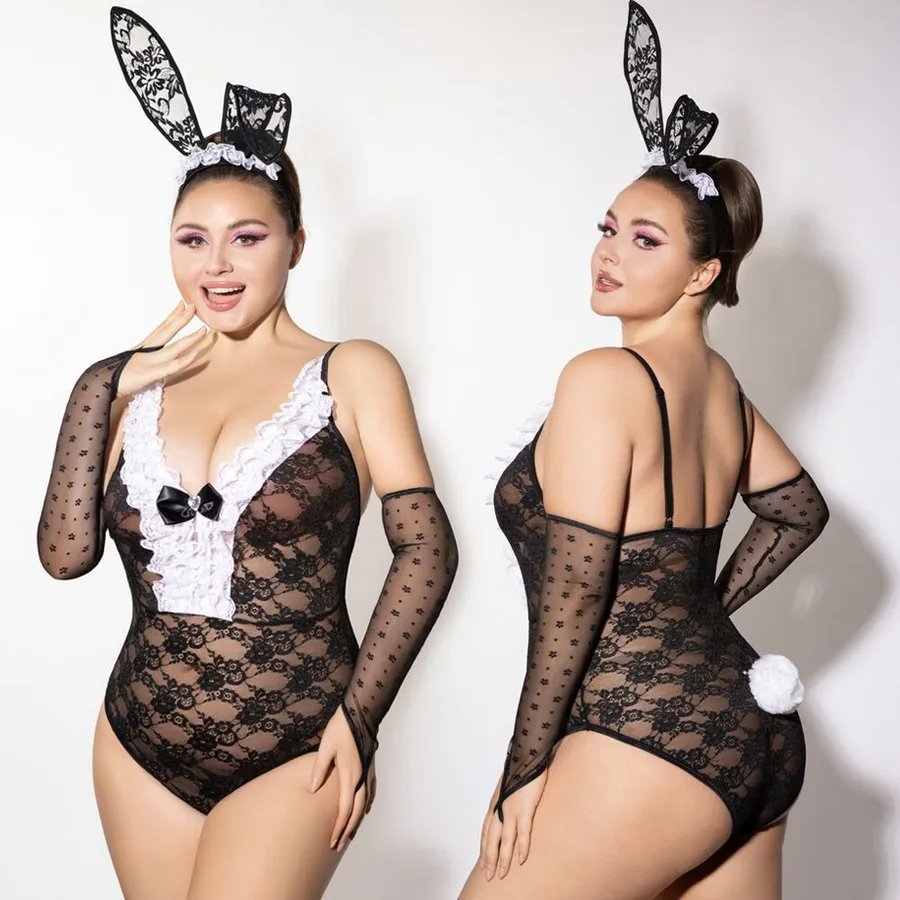 Эротический костюм зайки JSY P61101 Plus Size