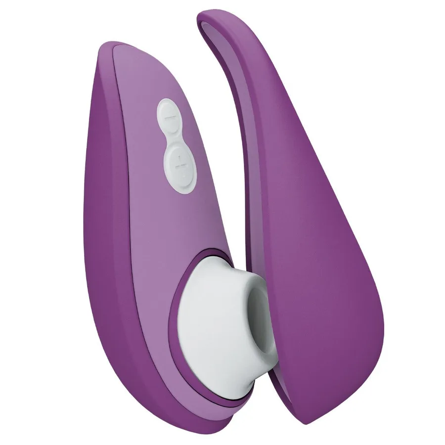 Вакуумный клиторальный стимулятор Womanizer Liberty 2 Purple, 8 режимов, магнитная крышечка