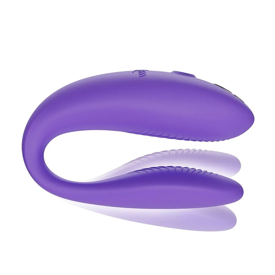 Смарт-вибратор для пар We-Vibe Sync GO Light Purple, тревел-кейс