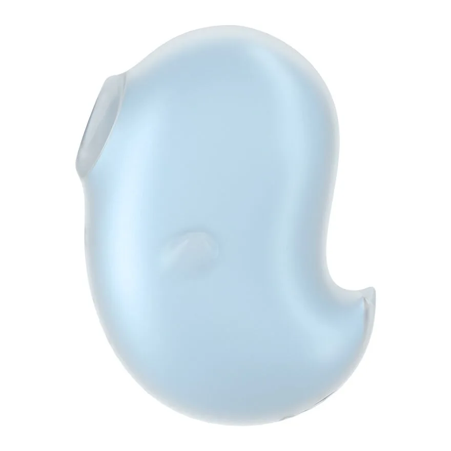 Вакуумний кліторальний стимулятор з вібрацією Satisfyer Cutie Ghost Blue