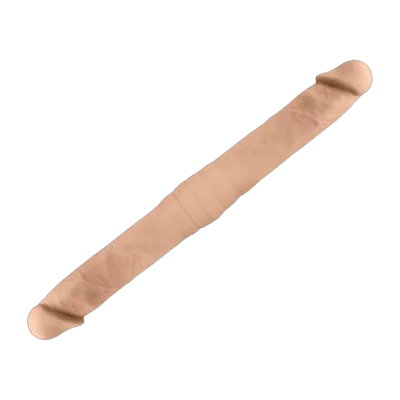 Двусторонний фаллоимитатор SilexD Billy-Joe Double Dong Flesh M, гибкий, термореактивный