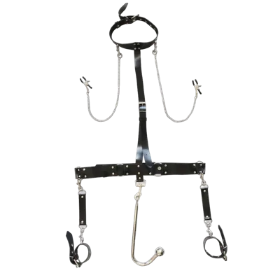 Бондажный набор с металлическим анальным крюком Art of Sex Bridget Bondage set with anal hook № 2
