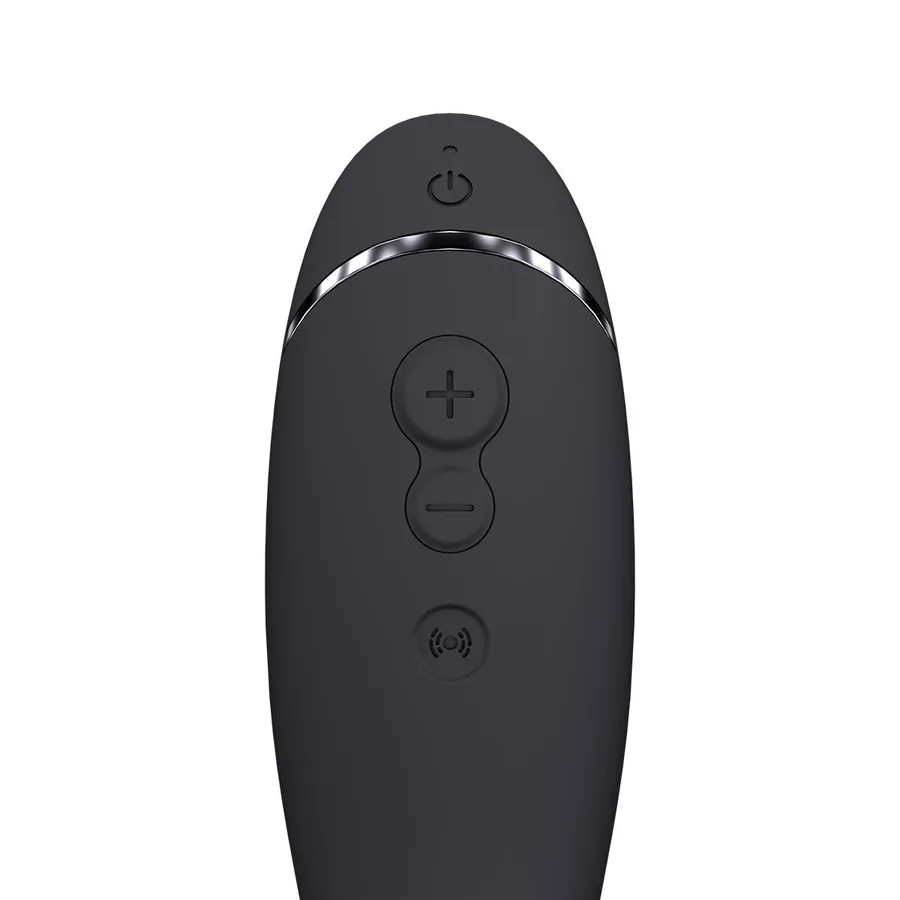 Вакуумный стимулятор для точки G и клитора с вибрацией Womanizer OG Dark Grey, 12 уровней, 3 режима