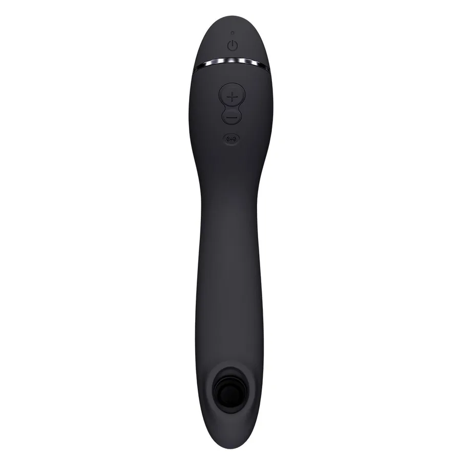 Вакуумный стимулятор для точки G и клитора с вибрацией Womanizer OG Dark Grey, 12 уровней, 3 режима