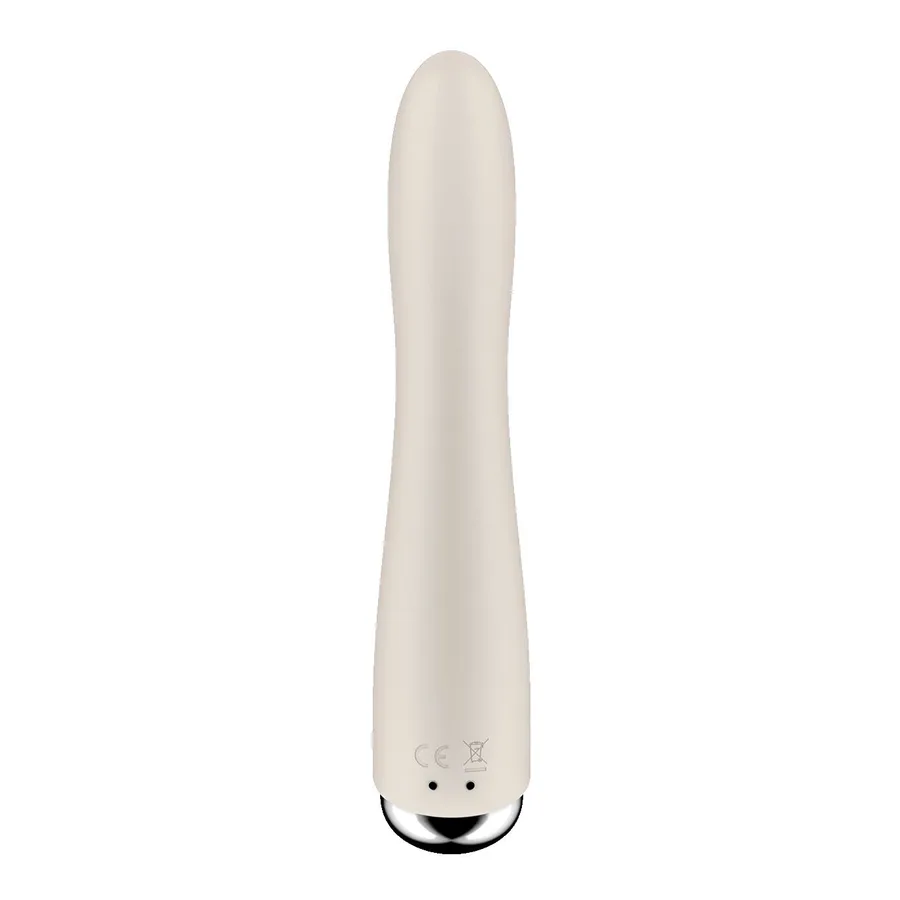 Вібратор точки G з обертанням Satisfyer Spinning Vibe 1 Beige, 2 мотори
