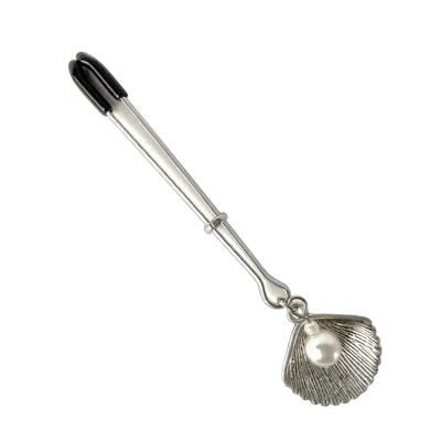 Затискач для клітора Art of Sex - Clit Clamp Silver Pearl